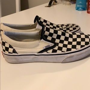 cute checkered vans !!